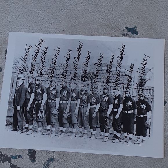 1908 Kansas City Monarchs, Post Card Roster, Photo From Cooperstown - Picture 3 of 4